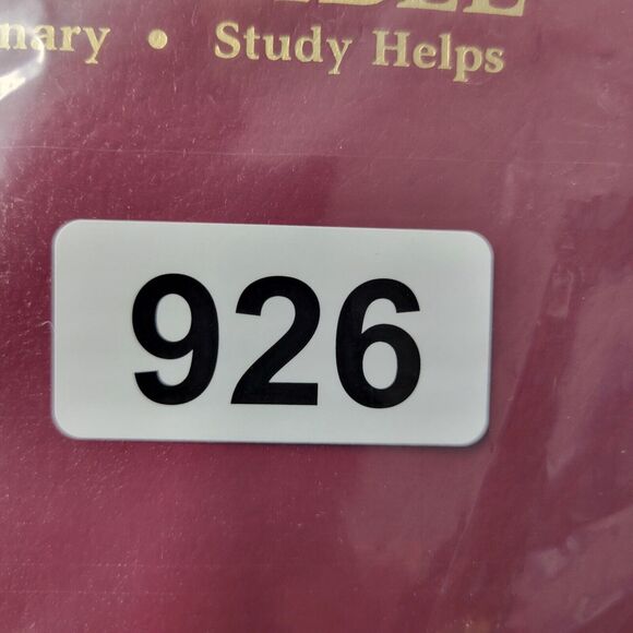 The Holy Bible KJV Old & New Testament Book Red 1989 Words Of Christ In Red - Picture 15 of 15